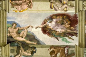 Die Erschaffung Adams von Michelangelo