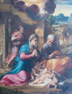 Die Geburt Christi und die Verkündigung an die Hirten