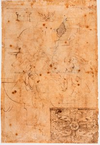 Aquila Skizzen und Studien von architektonischen Elementen von Michelangelo Buonarroti