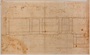 Grundriss für die Fassade von San Lorenzo von Michelangelo Buonarroti