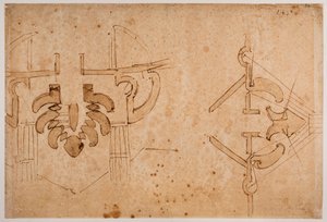 Befestigungsstudien für ein Tor von Michelangelo Buonarroti