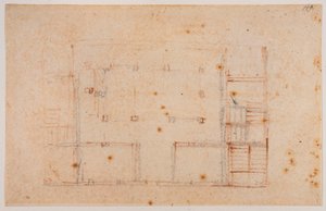 Hausplan von Michelangelo Buonarroti
