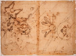 Studie für das Bollwerk des Tores zur All Saints Meadow von Michelangelo Buonarroti