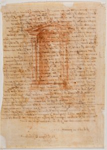 Tabernakel mit Nische, Brief von Michelangelo an Piero Gondi