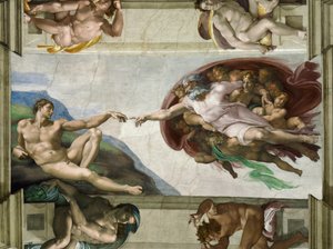 Die Erschaffung Adams, Sixtinische Kapelle
