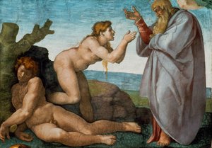 Die Erschaffung Evas, Sixtinische Kapelle, 1508-1512