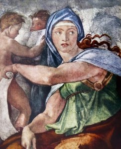 Die delphische Sibylle (Detail)
