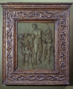 Die Heilige Familie mit Johannes dem Täufer, ca. 1540 von Michelangelo Buonarroti
