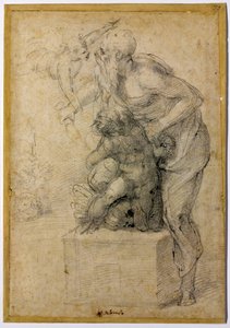 Das Opfer Isaaks, um 1535 von Michelangelo Buonarroti