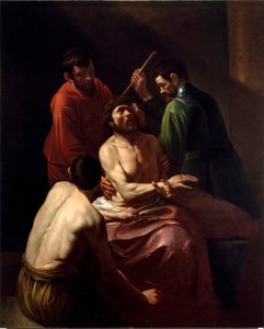 Die Krönung der Dornenkrone von Michelangelo Merisi da Caravaggio