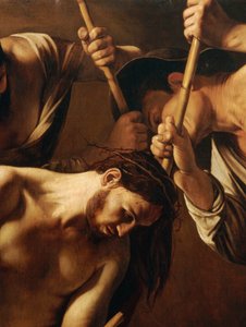 Die Krönung mit Dornen, ca. 1603 (Detail) von Michelangelo Merisi da Caravaggio
