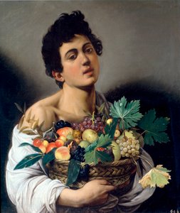Die Obstverkäuferin von Michelangelo Merisi da Caravaggio
