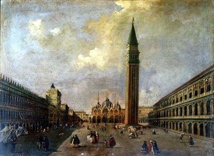 Der Markusplatz mit dem Campanile