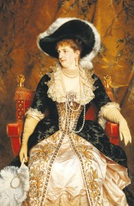 Porträt von Margherita von Savoyen von Michele Gordigiani