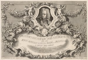 Ansichten von Venedig: Frontispiz - Titelseite, 1741