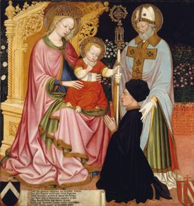 Madonna und Kind mit dem Stifter Pietro de
