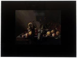 Stillleben mit Früchten und Trauben von Michiel Simons