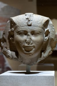 Kopf eines Königs, möglicherweise Seankhkare Mentuhotep III, ca. 2000–1988 v. Chr. von Middle Kingdom Egyptian