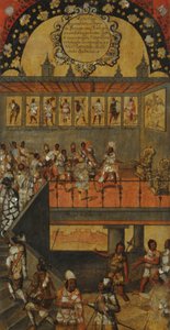 Die Eroberung Mexikos, Tafel XII, ca. 1696-1715 von Miguel Gonzalez