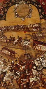Die Eroberung Mexikos, Tafel XXI, ca. 1696-1715 von Miguel Gonzalez