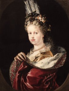 Porträt von Königin Maria Luisa von Savoyen von Miguel Jacinto Meléndez