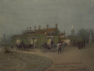 Ankunft von Alice, Prinzessin von Hessen, in Livadia am 10. Oktober 1894