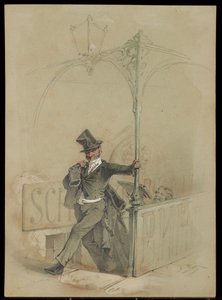 Der zerstreute Zecher von Mihaly von Zichy
