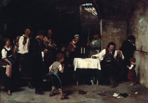 Verurteilte Zelle I von Mihály Munkácsy