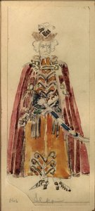 Kostümentwurf für die Oper Mazepa von P.I. Tschaikowski