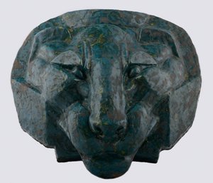 Kopf eines Löwen, 1891 von Mikhail Aleksandrovich Vrubel