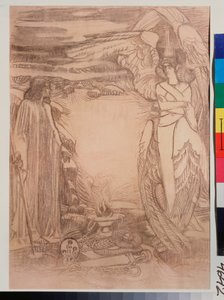 Illustration für das Gedicht Prophet von A. Puschkin