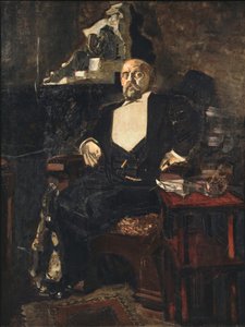 Porträt des Gründers der ersten russischen Privatoper Savva Mamontov 1841-1918, 1897