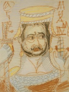 Erzengel Michael von Mikhail Aleksandrovich Vrubel