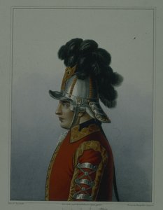 Helm des Kavallerieregiments der Life Guards, 1764-1796, frühe 1840er von Mikhail Ivanovich Terebenev