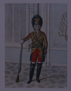 Offizier des Leibgarderegiments, 1764-1796, frühe 1840er Jahre