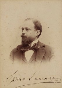 Porträt des Komponisten Spyridon Samaras 1861-1917, ca. 1894
