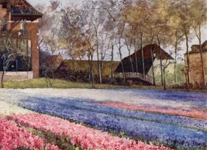 Ein niederländischer Garten im Frühling von Mima Nixon