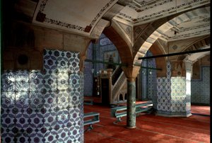 Innenansicht der Rustem-Pascha-Moschee (1560-1564) von Mimar Sinan