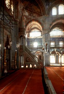 Innenansicht der Rustem-Pascha-Moschee (1560-1564) von Mimar Sinan