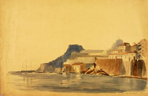Schloss auf Korfu, Griechenland
