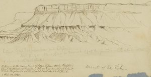 Wüste von El Tih von Miner Kilbourne Kellogg
