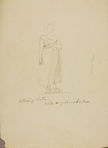 Figurenstudie (Betreten des Bades) von Miner Kilbourne Kellogg