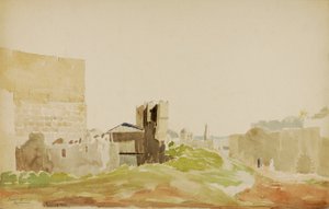Turm von Hypacus, Jerusalem, n.d.