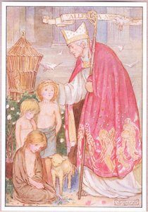 "Angles nennt ihr sie" sagte er. "Nein, eher Engel". St. Augustinus von Minnie Didbin Spooner