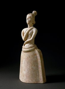 Minoische Kunst: Terrakottafigur einer Frau in Anbetungshaltung