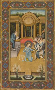 Jesus unter den Ärzten im Tempel, um 1760 von Mir Kalan Khan