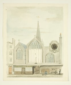 Kopie einer Zeichnung der alten Christ Church
