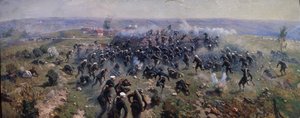 Schlacht von Gorni Dubnik am 24. Oktober 1877, 1914 von Mitrofan Borisovich Grekov