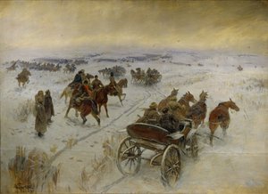 Die Schlacht bei Yegorlykskaya, 1928-1929 von Mitrofan Borisovich Grekov