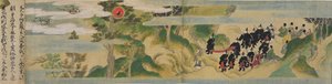 Geschichte der Gründung des Geppoji-Tempels, Muromachi-Periode, ca. 1495 von Mitsuyoshi Tosa